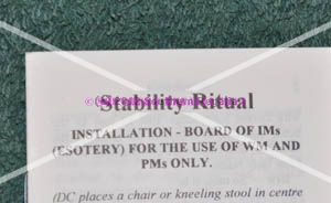 Stability Ritual - Inner Working